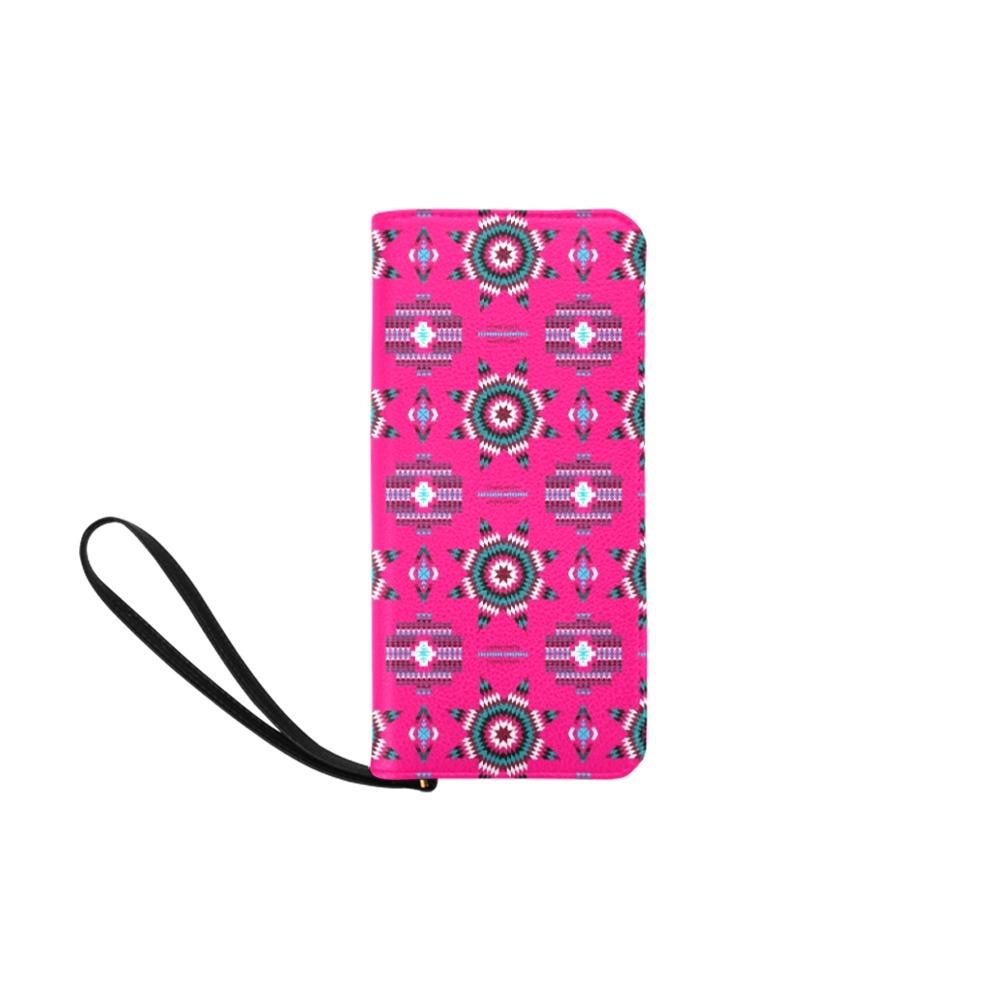 Rising Star Strawberry Moon Women's Clutch Purse (Model 1637) Women's Clutch Purse (1637) e-joyer