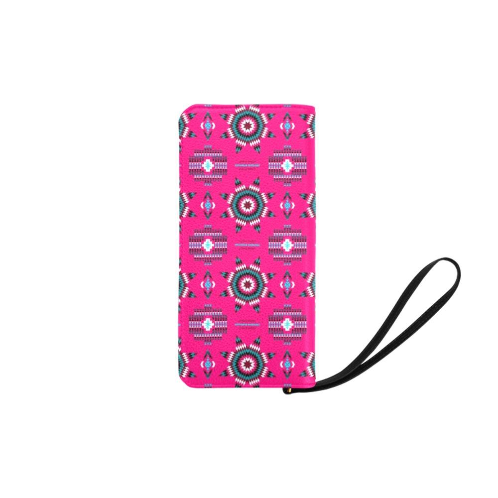 Rising Star Strawberry Moon Women's Clutch Purse (Model 1637) Women's Clutch Purse (1637) e-joyer