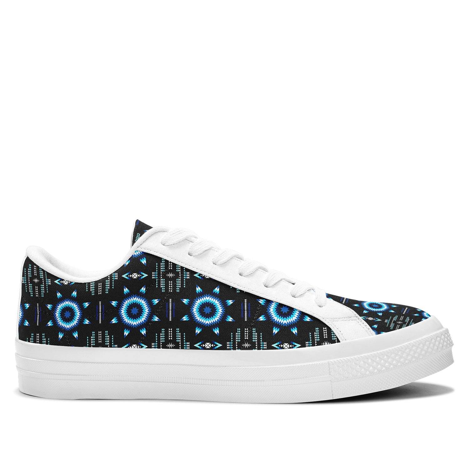 Rising Star Wolf Moon Aapisi Low Top Canvas Shoes White Sole 49 Dzine