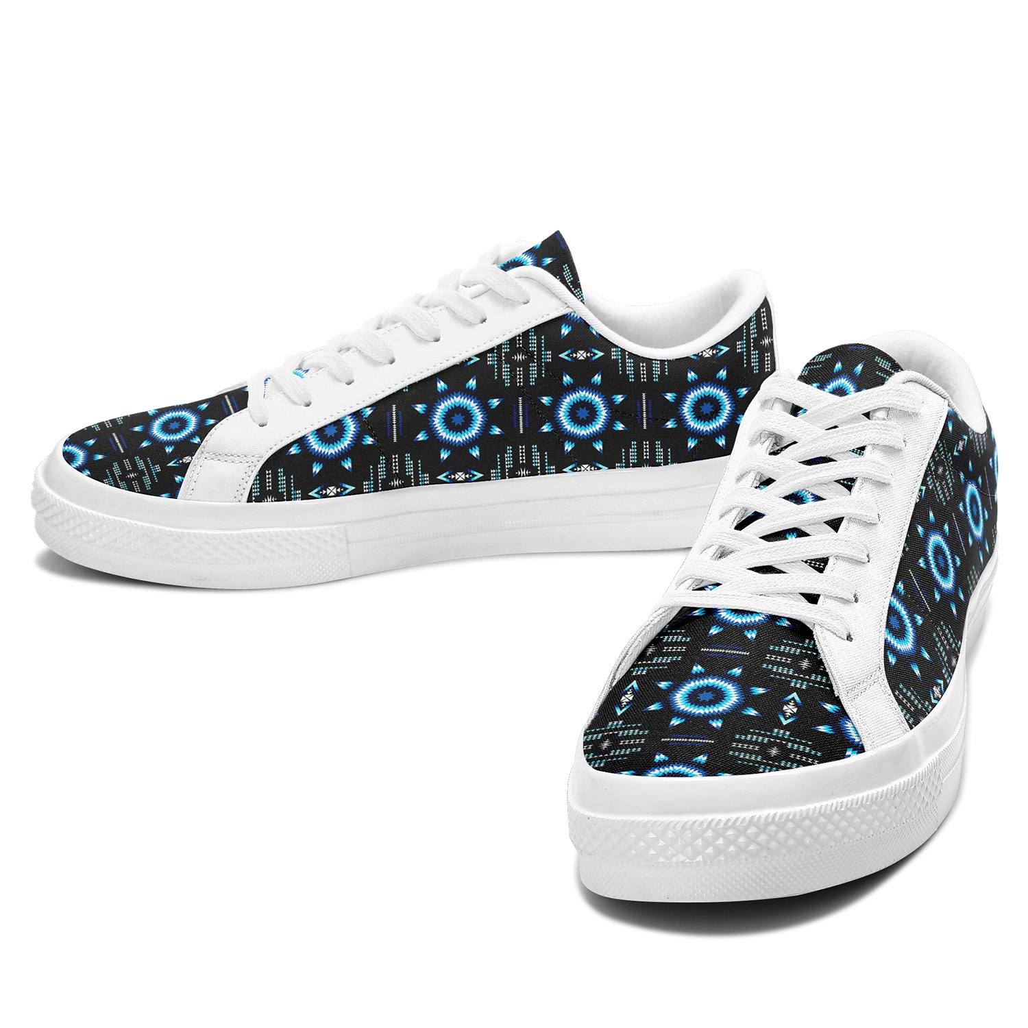Rising Star Wolf Moon Aapisi Low Top Canvas Shoes White Sole 49 Dzine