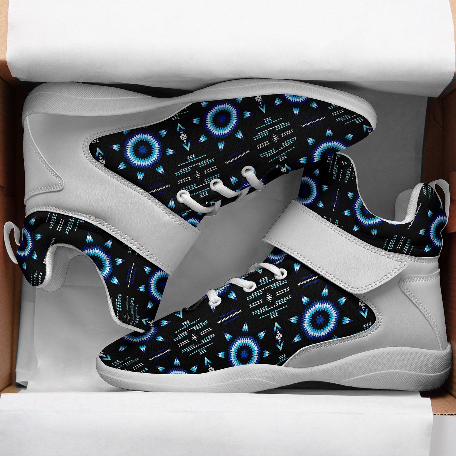 Rising Star Wolf Moon Ipottaa Basketball / Sport High Top Shoes - White Sole 49 Dzine