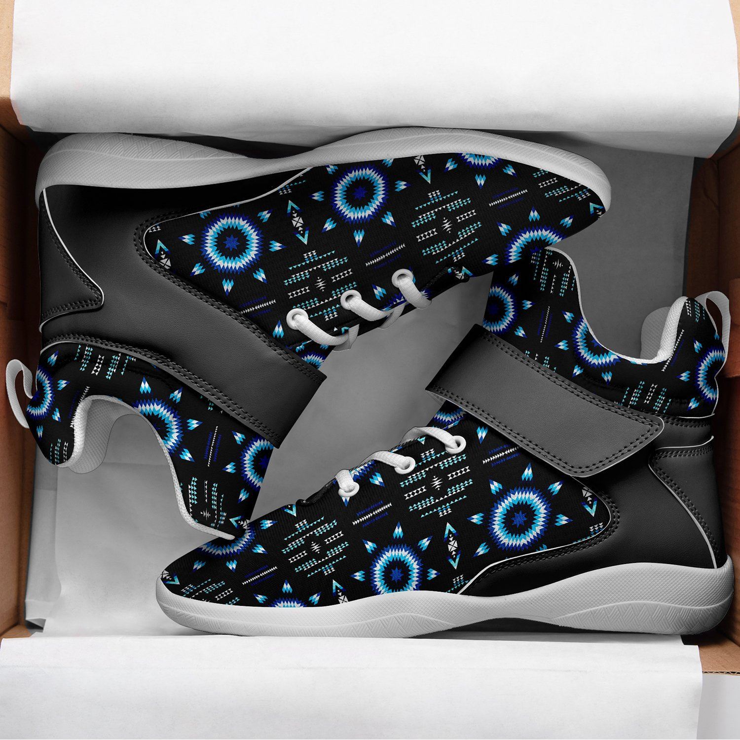 Rising Star Wolf Moon Ipottaa Basketball / Sport High Top Shoes - White Sole 49 Dzine
