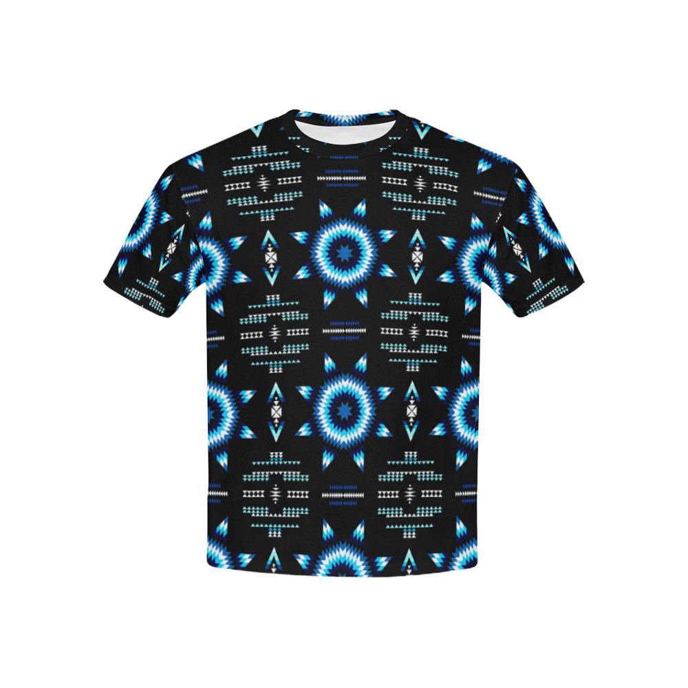 Rising Star Wolf Moon Kids' All Over Print T-shirt (USA Size) (Model T40) All Over Print T-shirt for Kid (T40) e-joyer