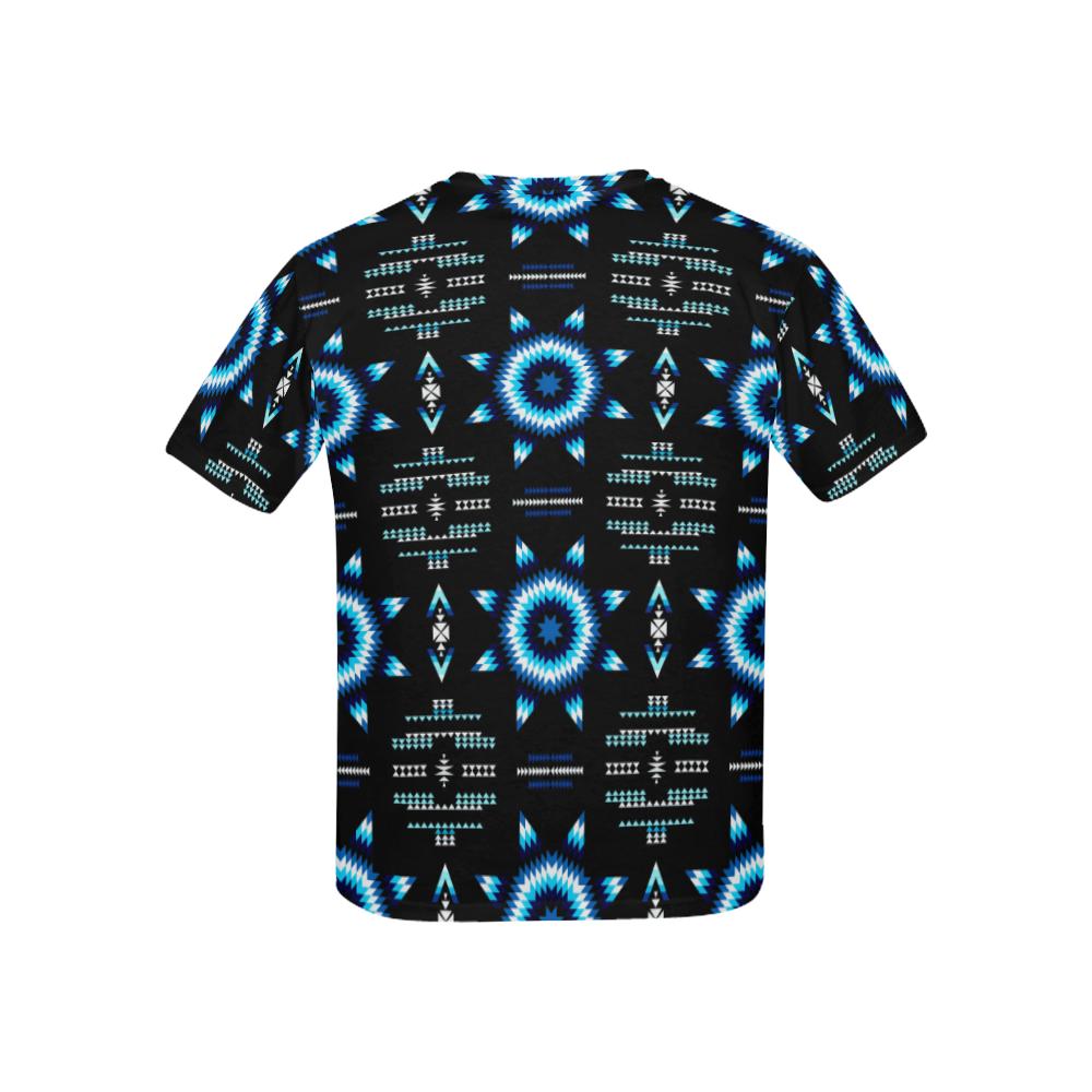 Rising Star Wolf Moon Kids' All Over Print T-shirt (USA Size) (Model T40) All Over Print T-shirt for Kid (T40) e-joyer