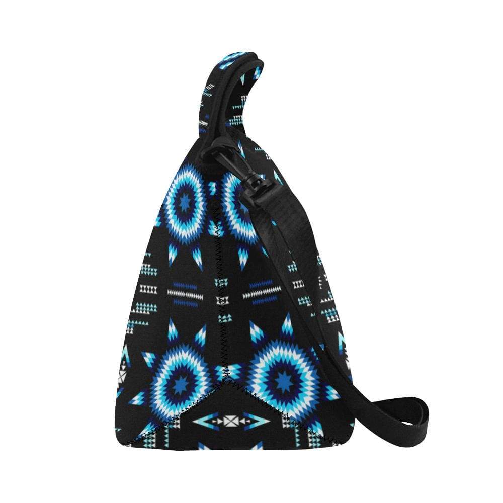 Rising Star Wolf Moon Neoprene Lunch Bag/Large (Model 1669) Neoprene Lunch Bag/Large (1669) e-joyer
