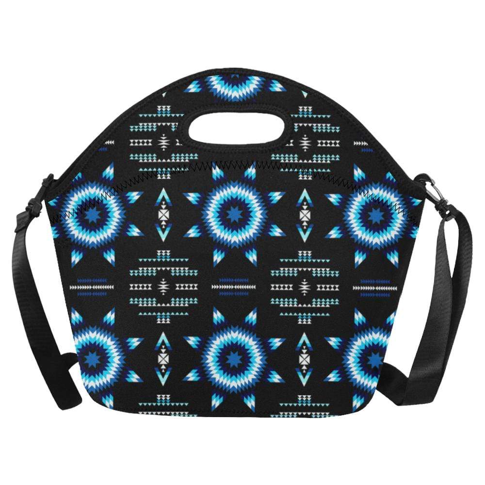 Rising Star Wolf Moon Neoprene Lunch Bag/Large (Model 1669) Neoprene Lunch Bag/Large (1669) e-joyer