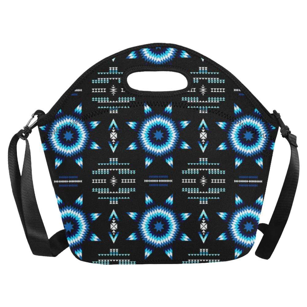 Rising Star Wolf Moon Neoprene Lunch Bag/Large (Model 1669) Neoprene Lunch Bag/Large (1669) e-joyer