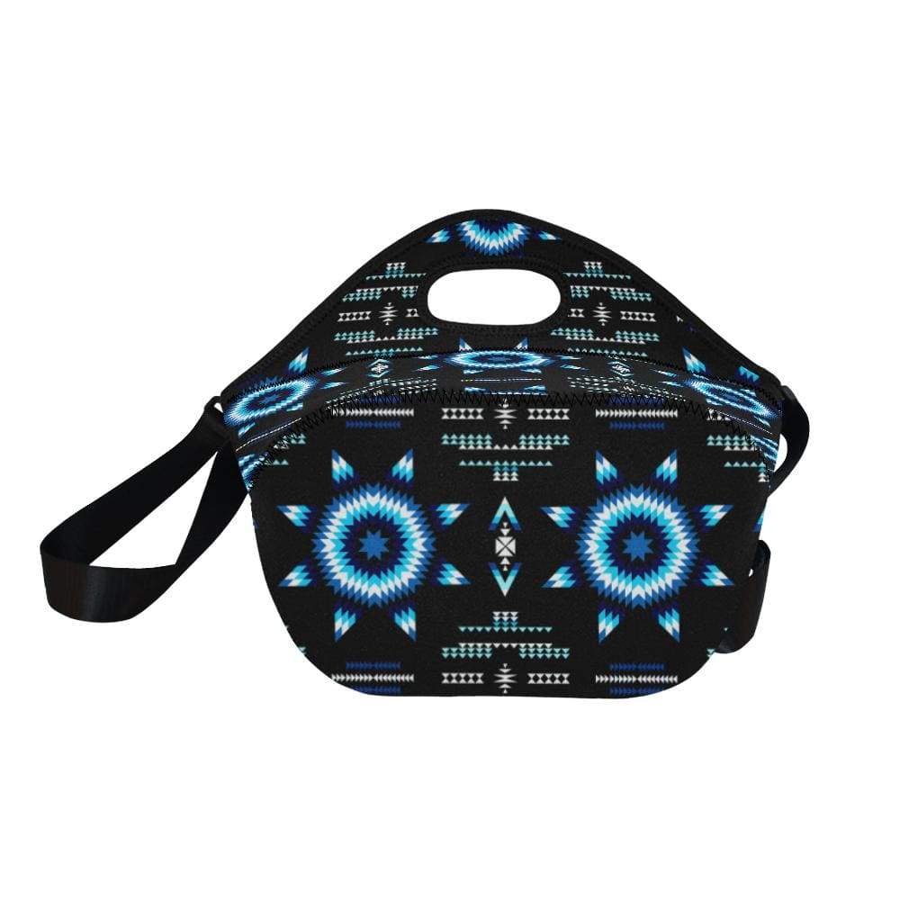 Rising Star Wolf Moon Neoprene Lunch Bag/Large (Model 1669) Neoprene Lunch Bag/Large (1669) e-joyer