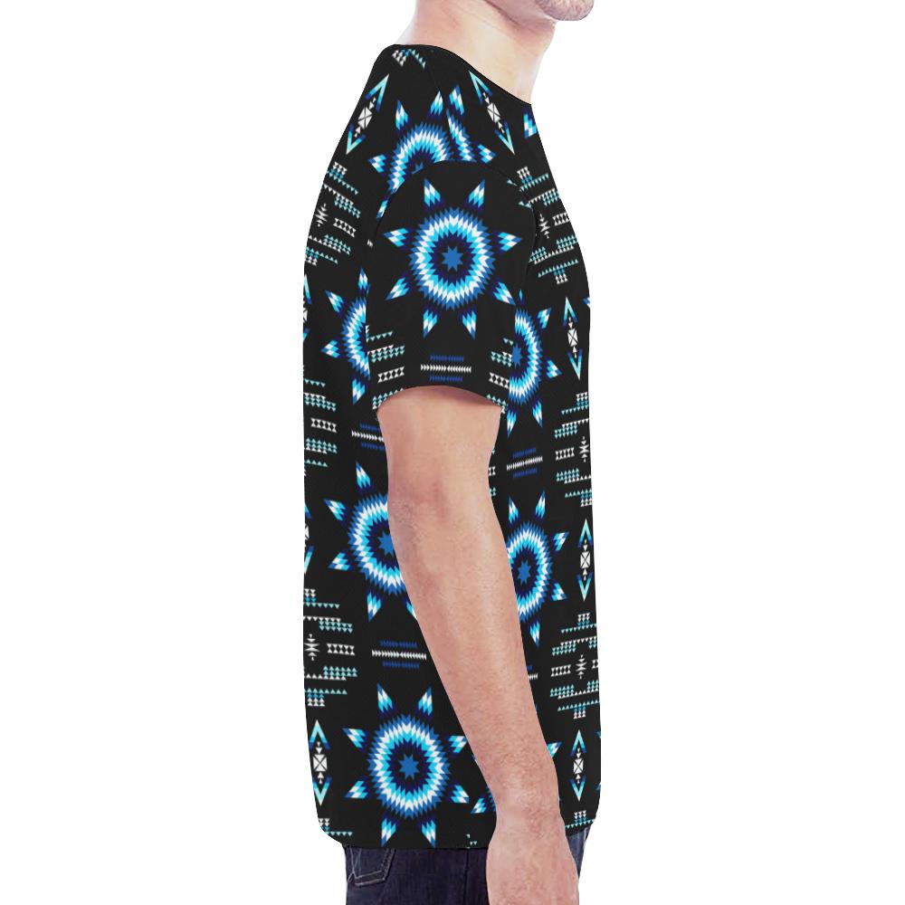 Rising Star Wolf Moon New All Over Print T-shirt for Men/Large Size (Model T45) New All Over Print T-shirt for Men/Large (T45) e-joyer