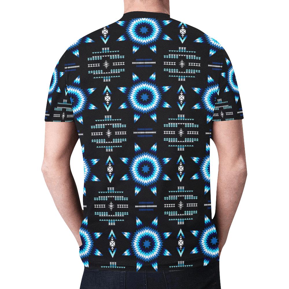 Rising Star Wolf Moon New All Over Print T-shirt for Men/Large Size (Model T45) New All Over Print T-shirt for Men/Large (T45) e-joyer
