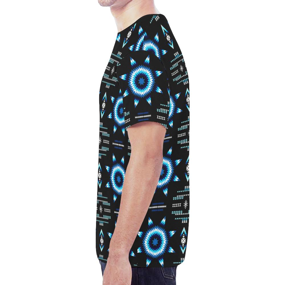 Rising Star Wolf Moon New All Over Print T-shirt for Men/Large Size (Model T45) New All Over Print T-shirt for Men/Large (T45) e-joyer