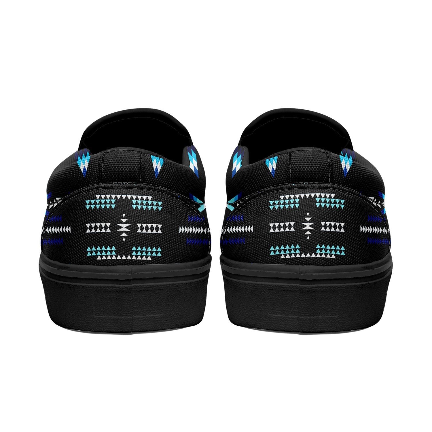 Rising Star Wolf Moon Otoyimm Canvas Slip On Shoes 49 Dzine
