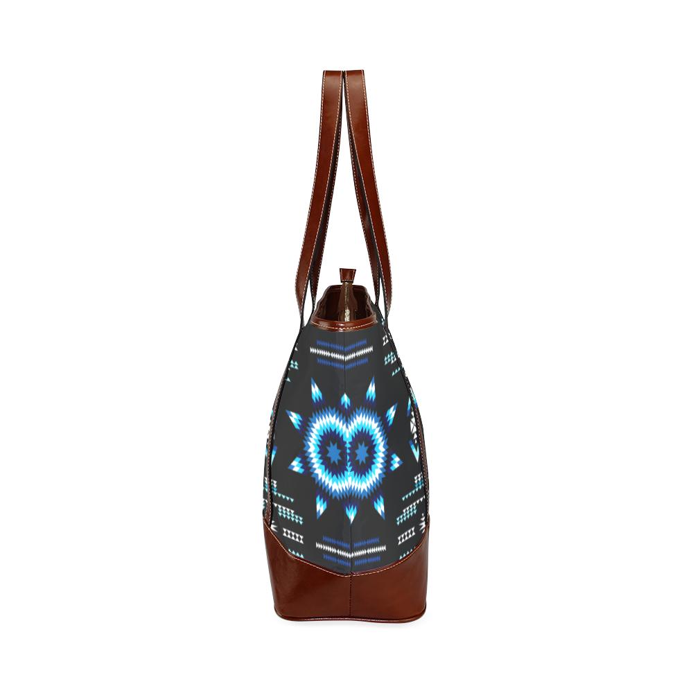 Rising Star Wolf Moon Tote Handbag (Model 1642) Tote Handbags (1642) e-joyer