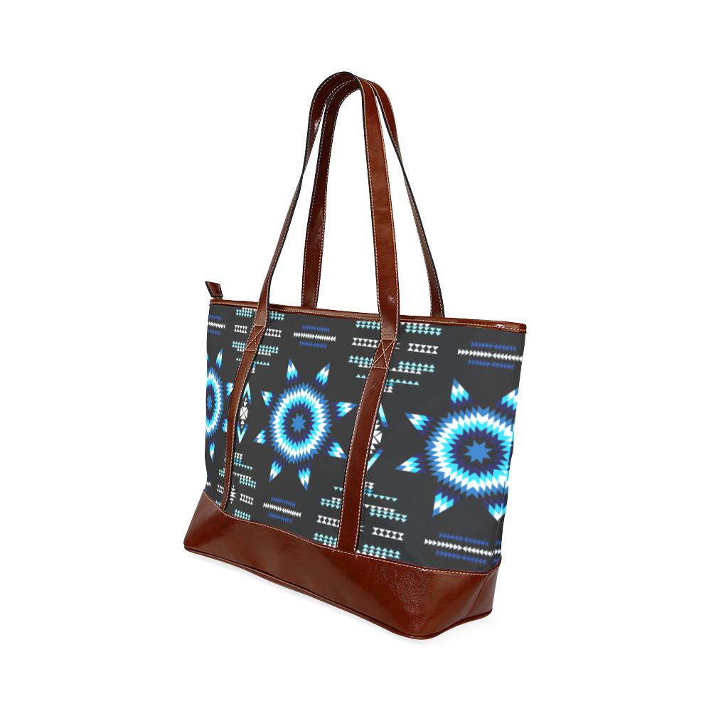 Rising Star Wolf Moon Tote Handbag (Model 1642) Tote Handbags (1642) e-joyer