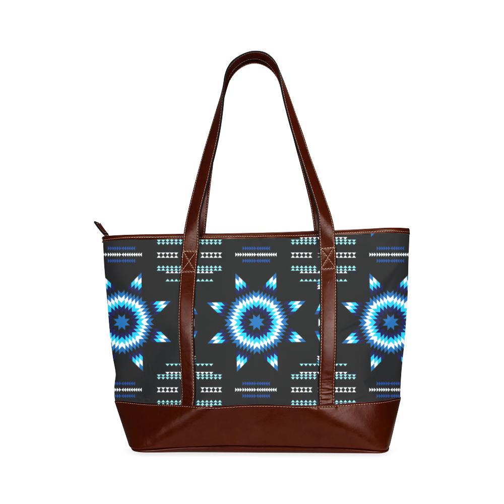 Rising Star Wolf Moon Tote Handbag (Model 1642) Tote Handbags (1642) e-joyer