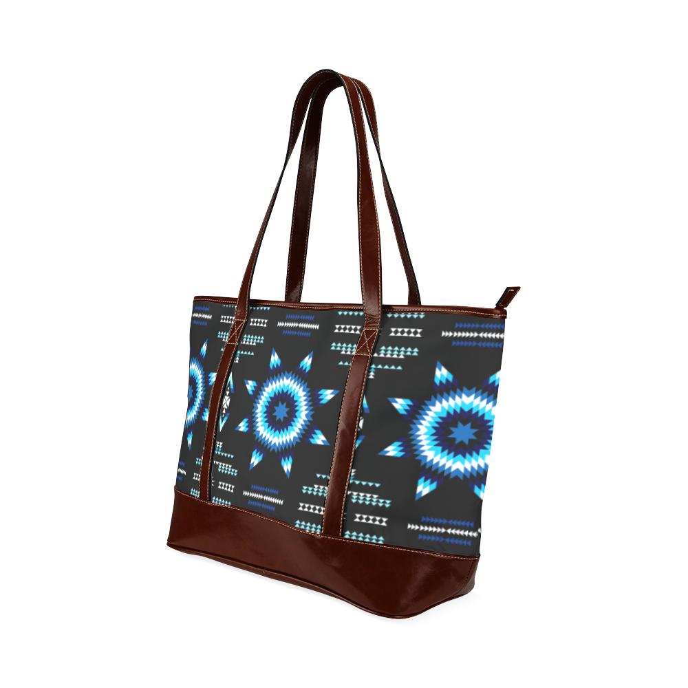 Rising Star Wolf Moon Tote Handbag (Model 1642) Tote Handbags (1642) e-joyer