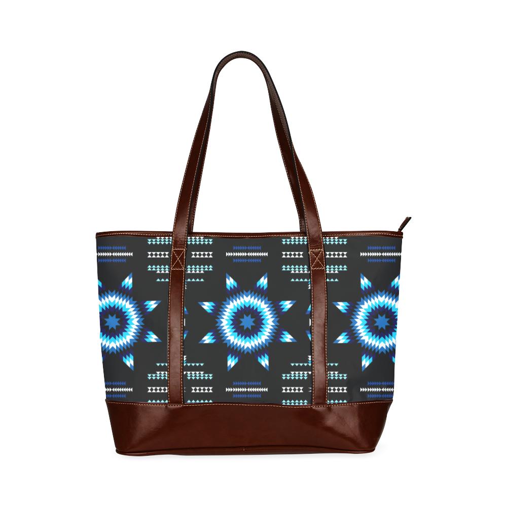 Rising Star Wolf Moon Tote Handbag (Model 1642) Tote Handbags (1642) e-joyer