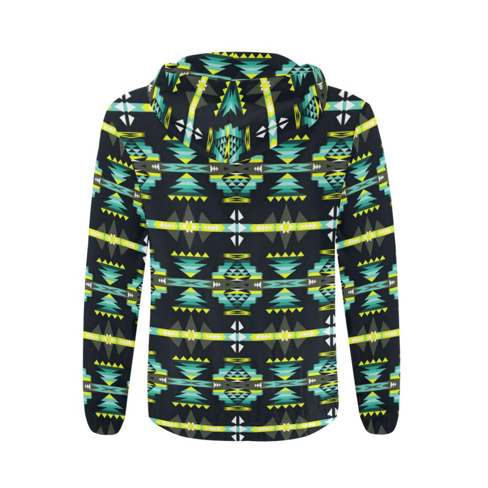River Trail All Over Print Full Zip Hoodie for Men (Model H14) All Over Print Full Zip Hoodie for Men (H14) e-joyer