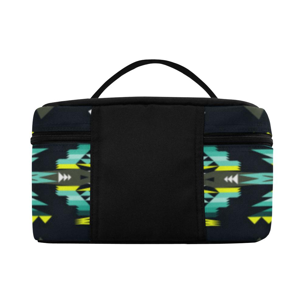 River Trail Cosmetic Bag/Large (Model 1658) Cosmetic Bag e-joyer