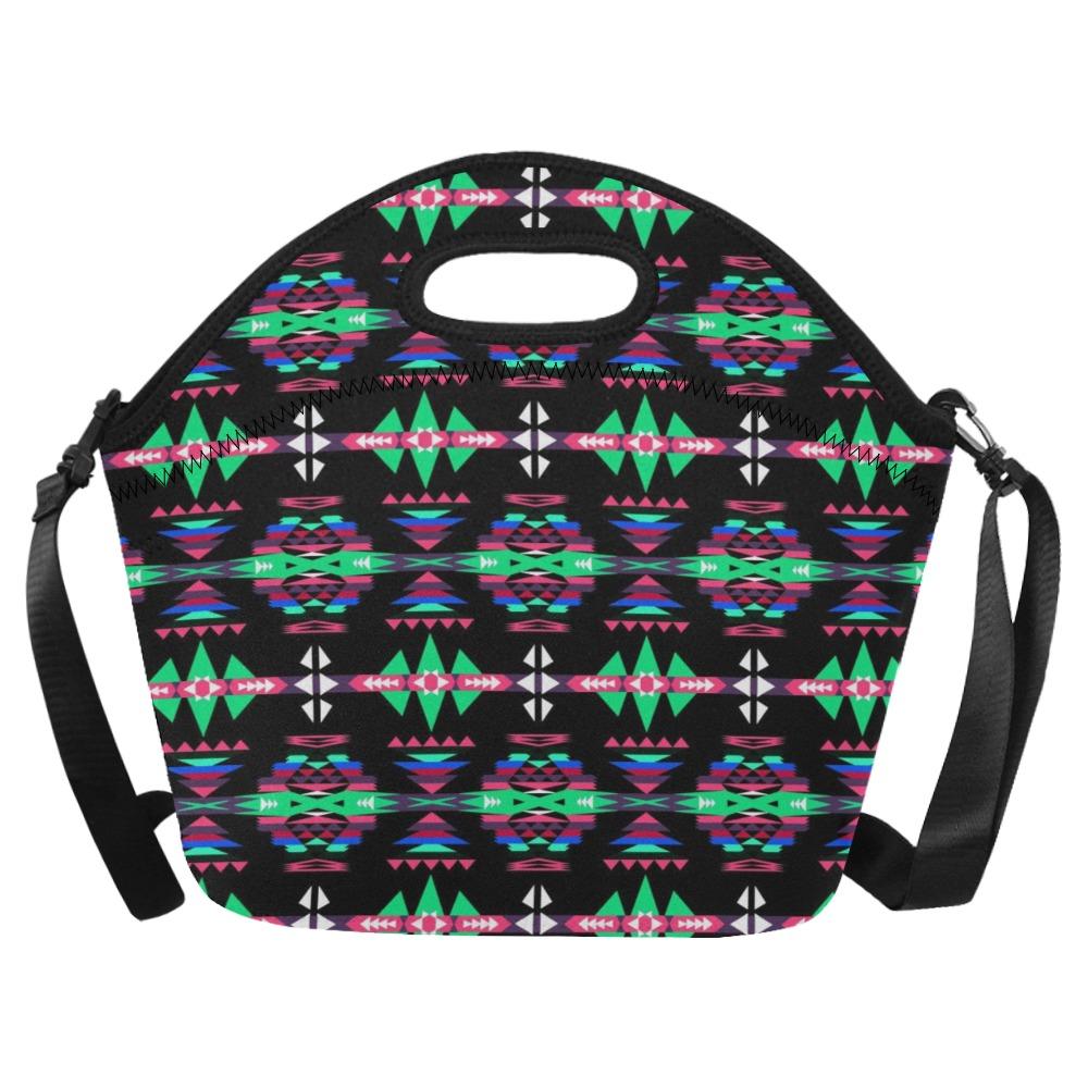 River Trail Journey Neoprene Lunch Bag/Large (Model 1669) bag e-joyer