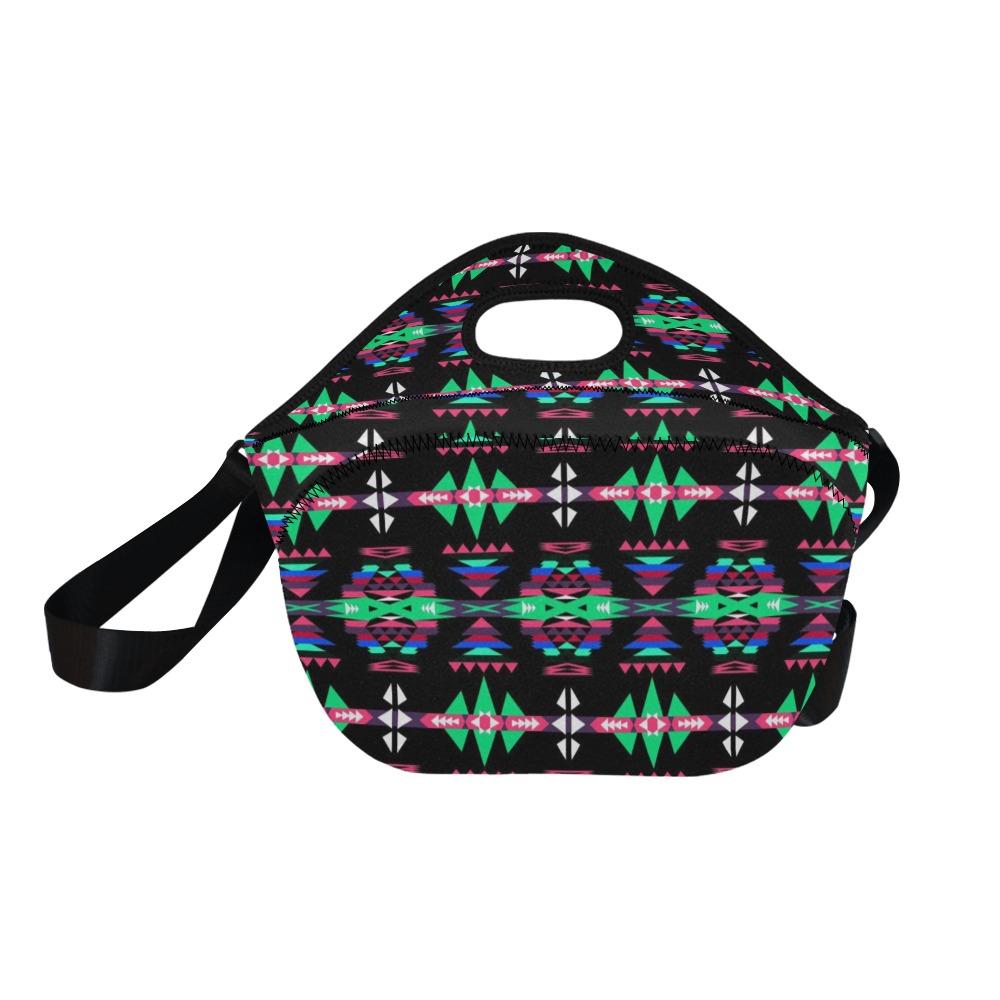 River Trail Journey Neoprene Lunch Bag/Large (Model 1669) bag e-joyer