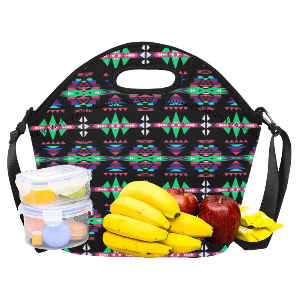River Trail Journey Neoprene Lunch Bag/Large (Model 1669) bag e-joyer