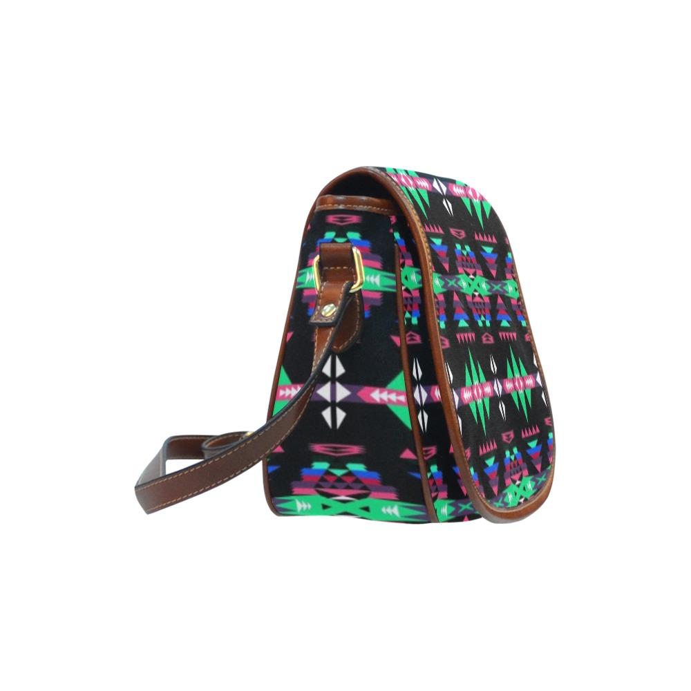 River Trail Journey Saddle Bag/Small (Model 1649) Full Customization bag e-joyer