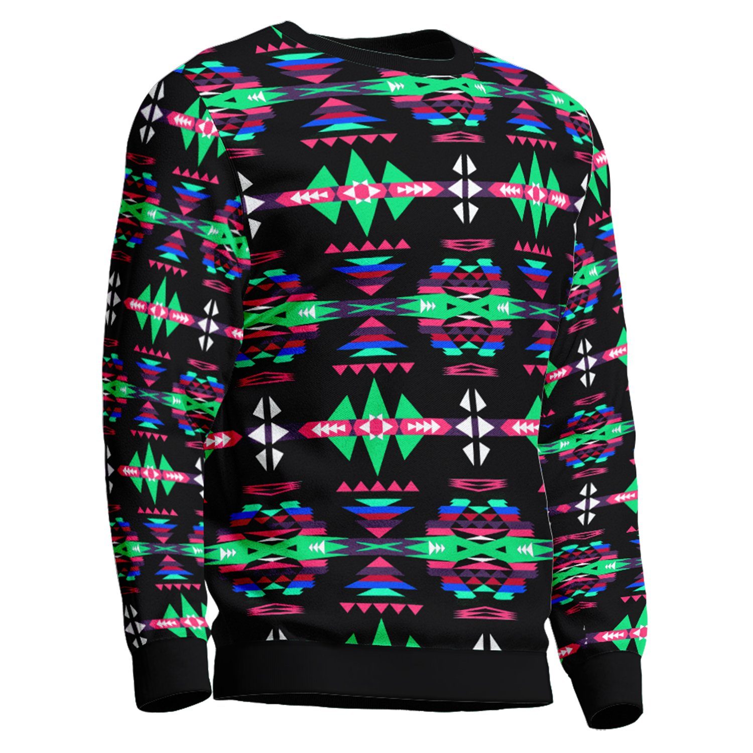 River Trail Journey Unisex Crewneck Long Sleeve Top 49 Dzine
