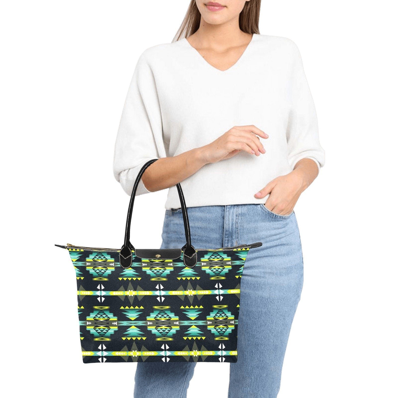River Trail Single-Shoulder Lady Handbag (Model 1714) bag e-joyer
