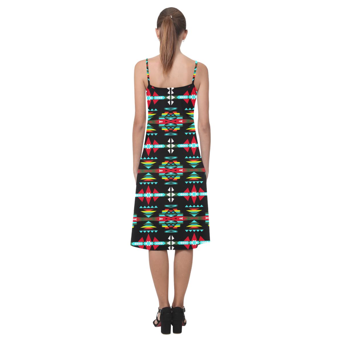 River Trail Sunset Alcestis Slip Dress (Model D05) Alcestis Slip Dress (D05) e-joyer