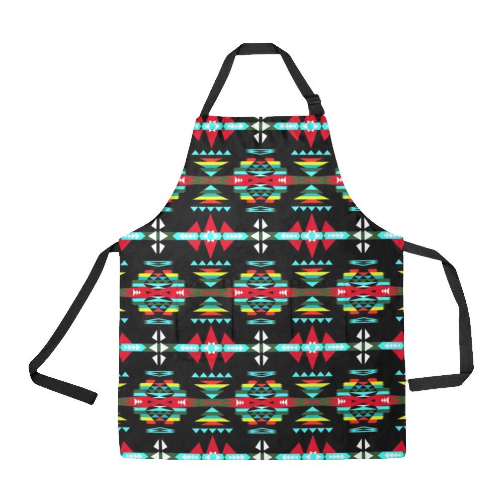 River Trail Sunset All Over Print Apron All Over Print Apron e-joyer