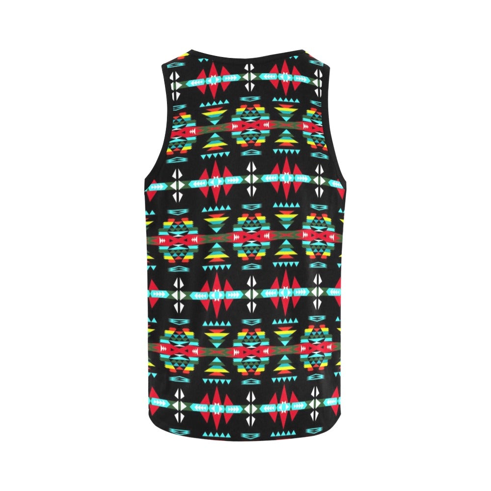 River Trail Sunset All Over Print Tank Top for Women (Model T43) All Over Print Tank Top for Women (T43) e-joyer