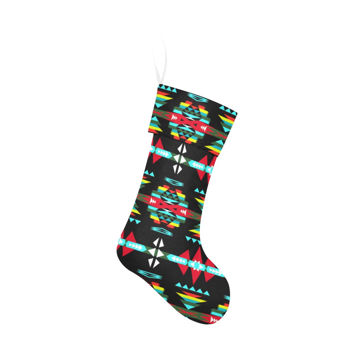 River Trail Sunset Christmas Stocking holiday stocking e-joyer