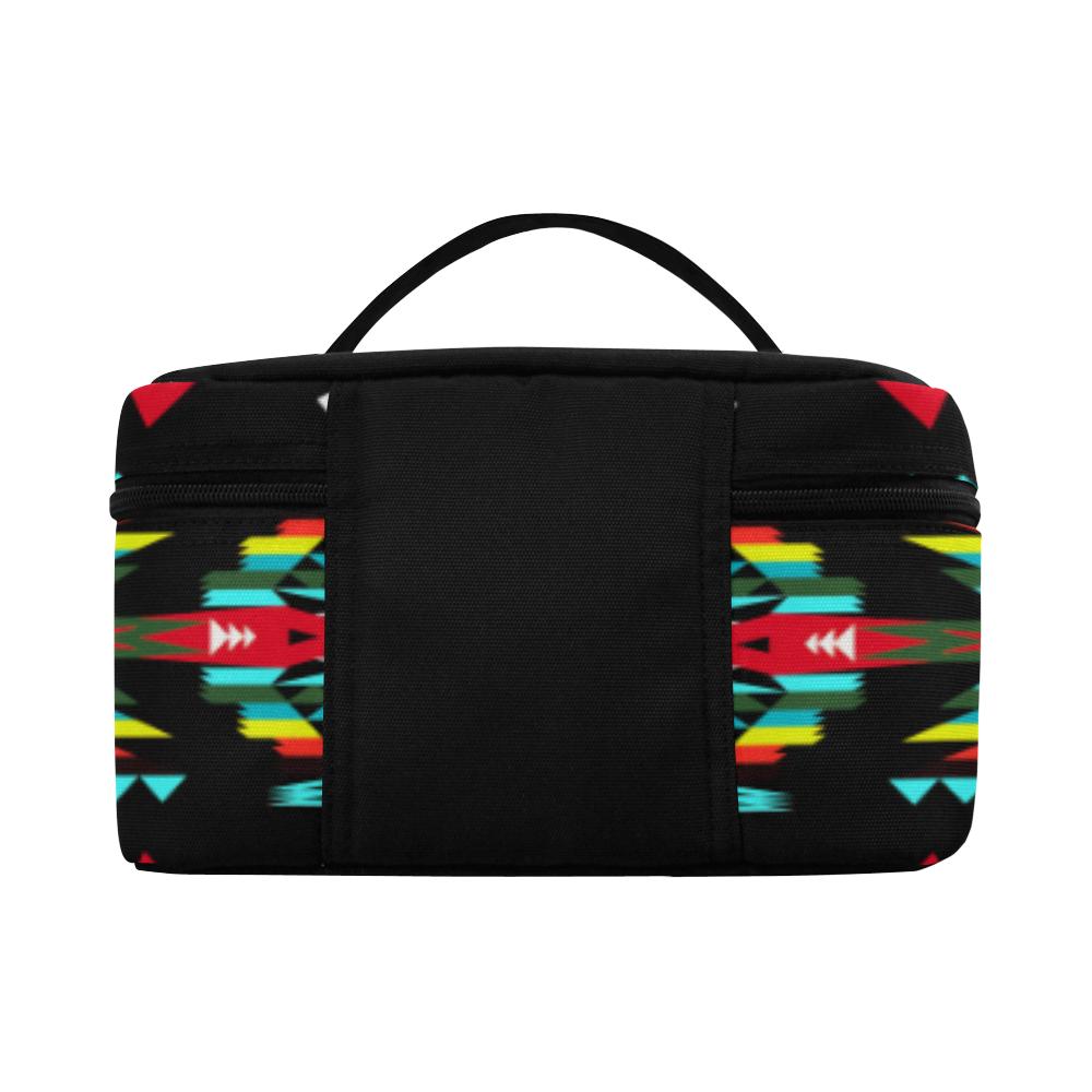 River Trail Sunset Cosmetic Bag/Large (Model 1658) Cosmetic Bag e-joyer