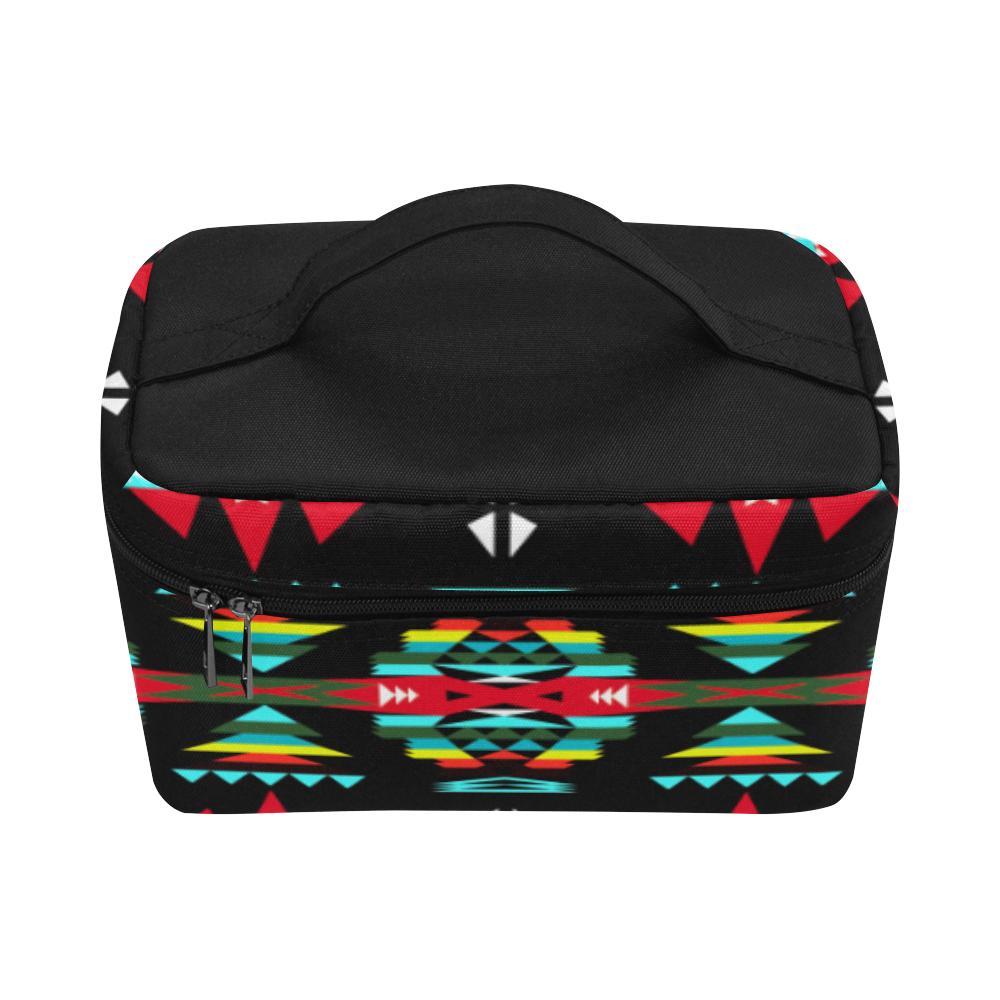 River Trail Sunset Cosmetic Bag/Large (Model 1658) Cosmetic Bag e-joyer