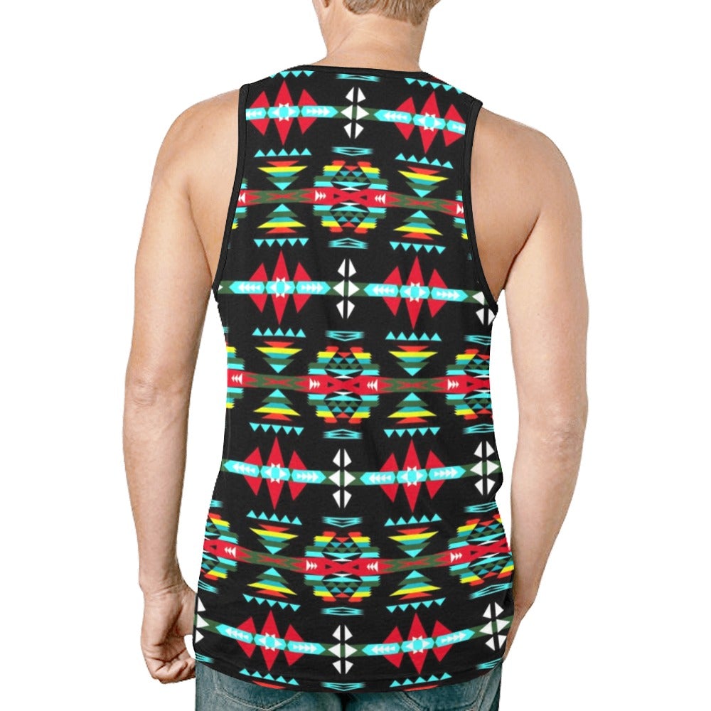 River Trail Sunset New All Over Print Tank Top for Men (Model T46) New All Over Print Tank Top for Men (T46) e-joyer