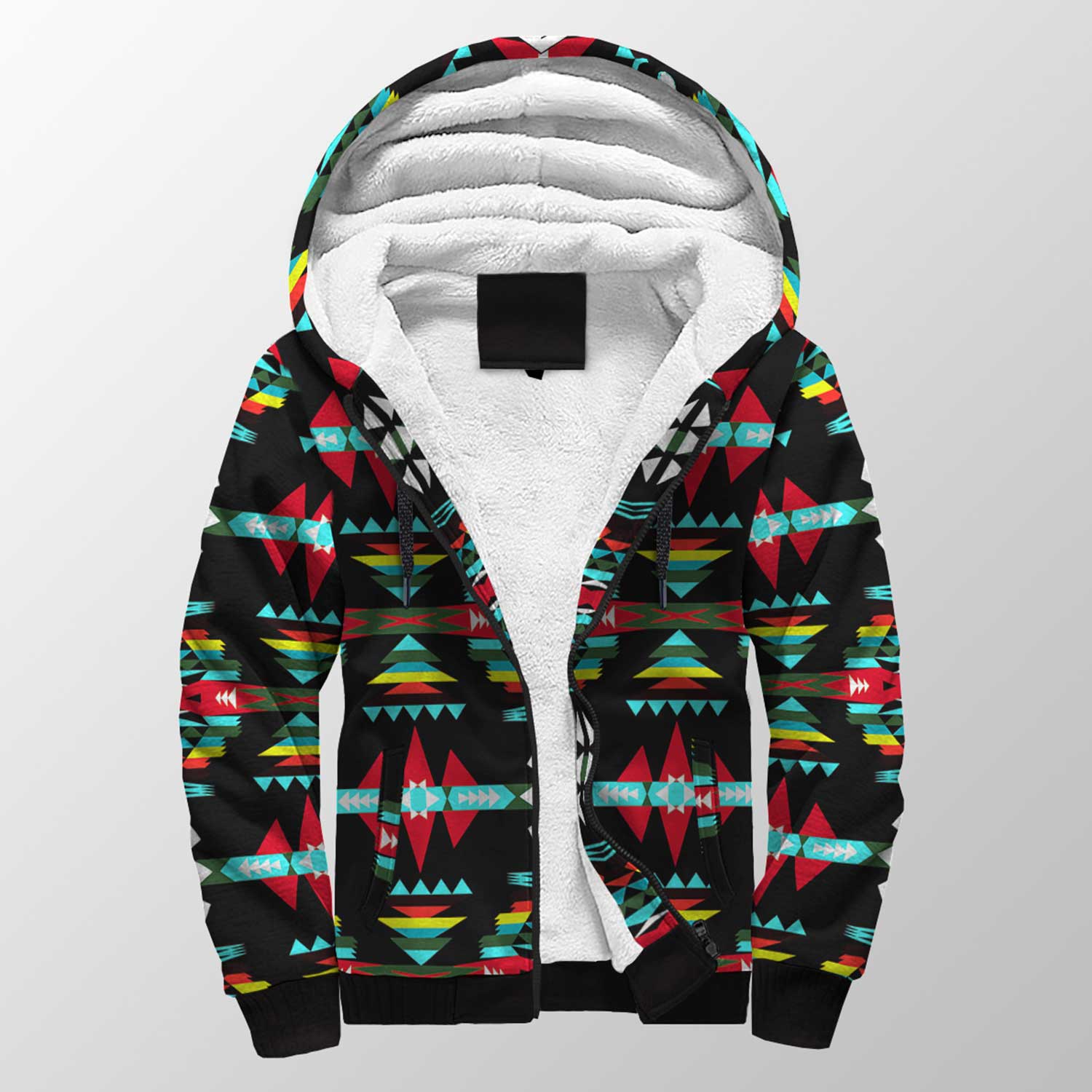 River Trail Sunset Sherpa Hoodie 49 Dzine