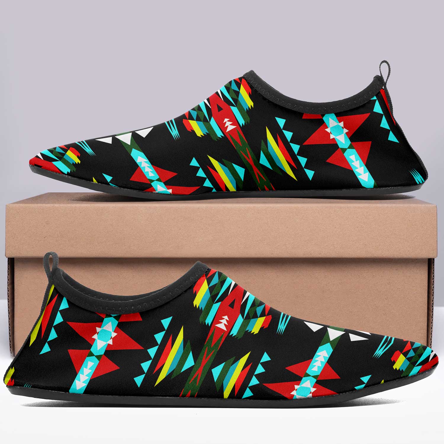 River Trail Sunset Sockamoccs Kid's Slip On Shoes Herman