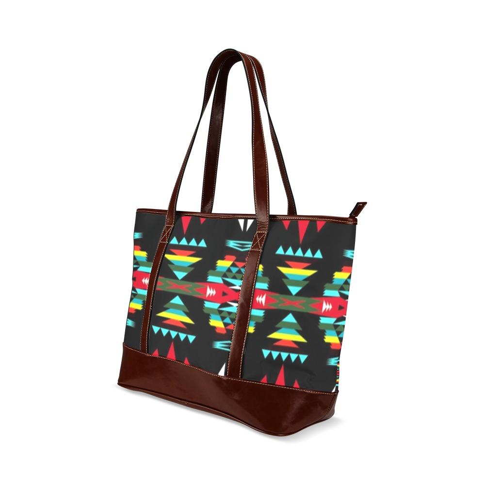River Trail Sunset Tote Handbag (Model 1642) handbag e-joyer