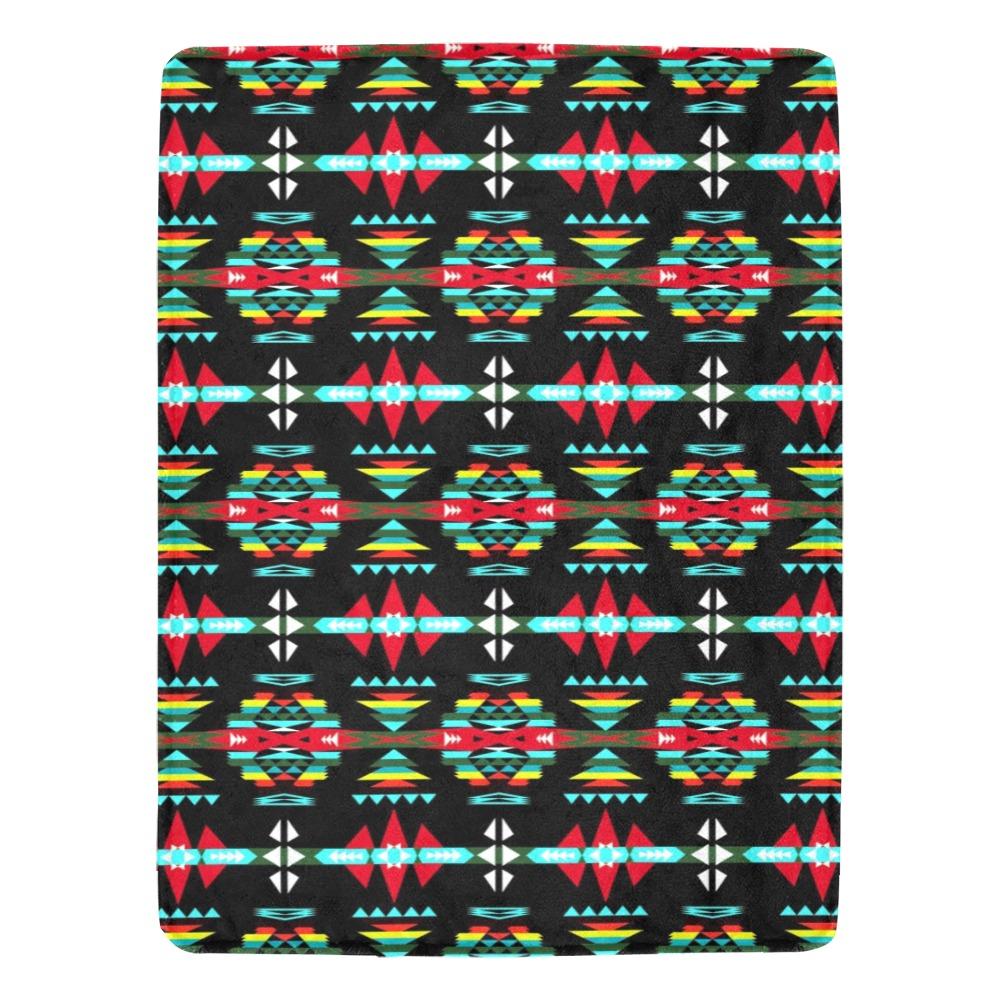 River Trail Sunset Ultra-Soft Micro Fleece Blanket 60"x80" Ultra-Soft Blanket 60''x80'' e-joyer