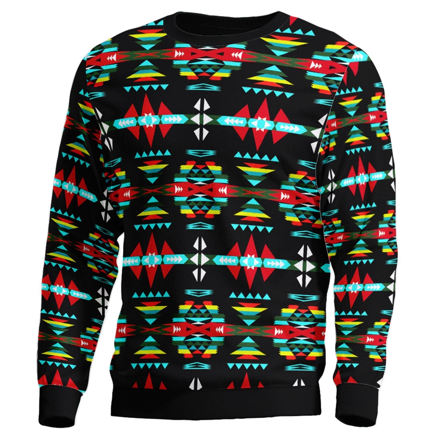 River Trail Sunset Unisex Crewneck Long Sleeve Top 49 Dzine