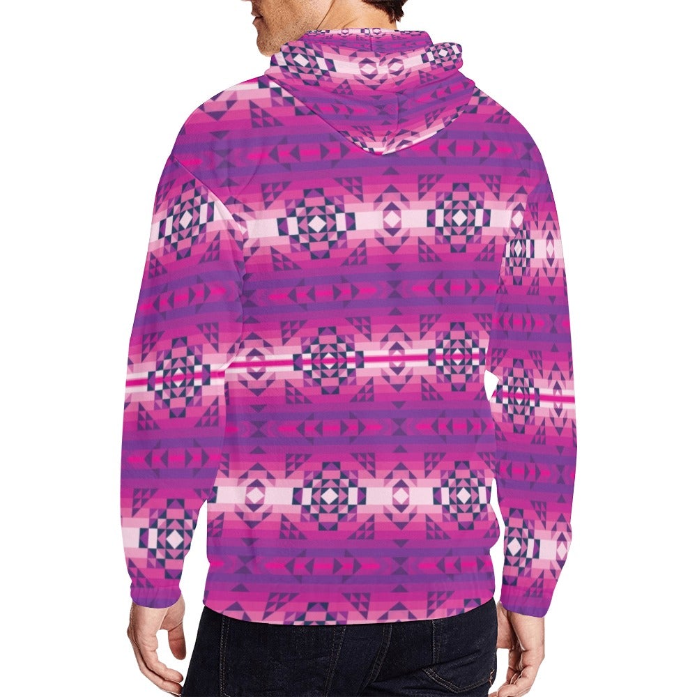 Royal Airspace All Over Print Full Zip Hoodie for Men (Model H14) hoodie e-joyer