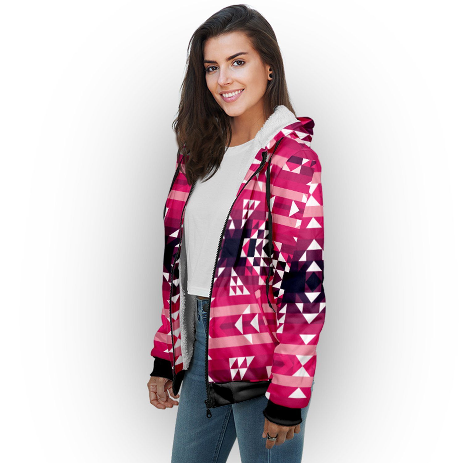 Royal Airspace Red Sherpa Hoodie hoodie Herman