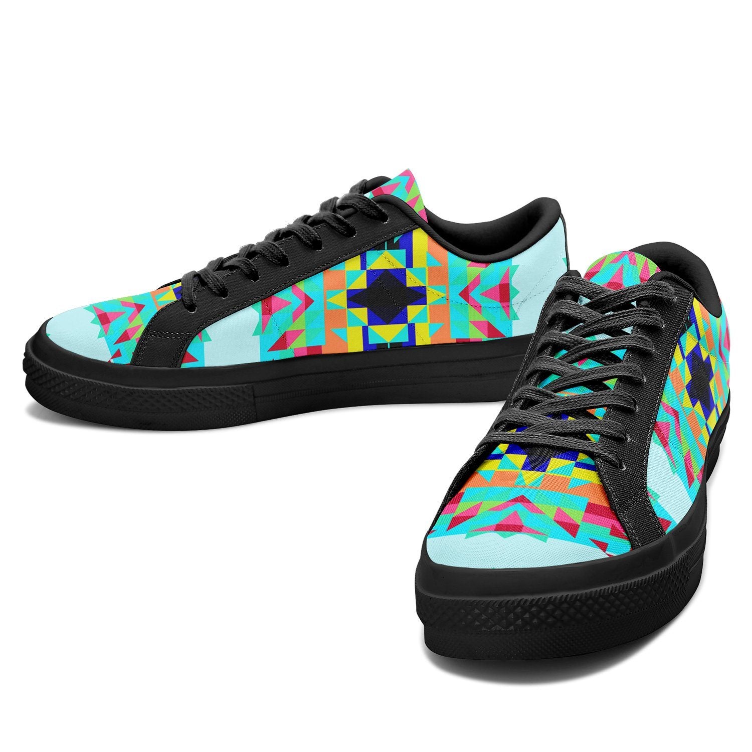 Sacred Spring Aapisi Low Top Canvas Shoes Black Sole aapisi Herman