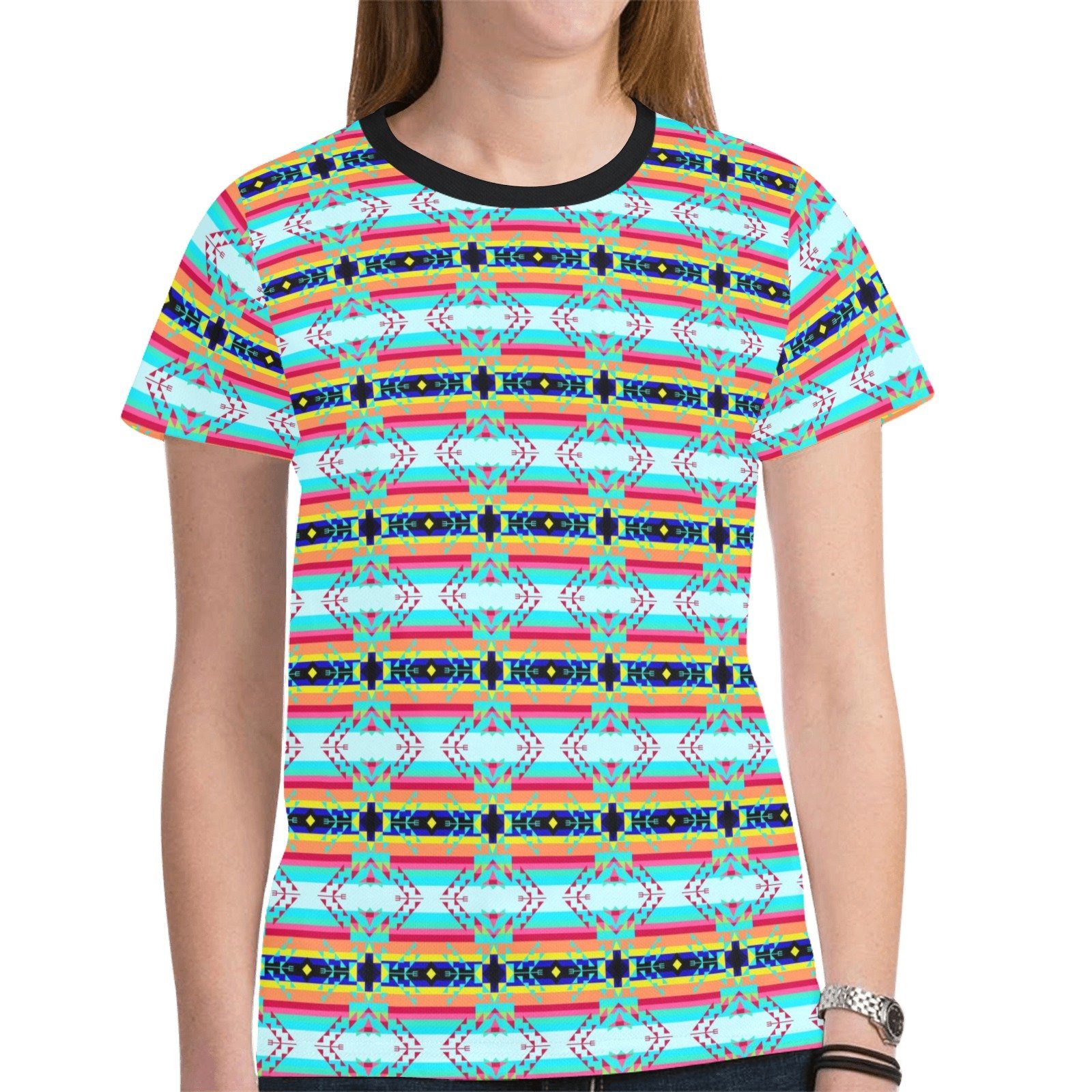 Sacred Spring New All Over Print T-shirt for Women (Model T45) tshirt e-joyer
