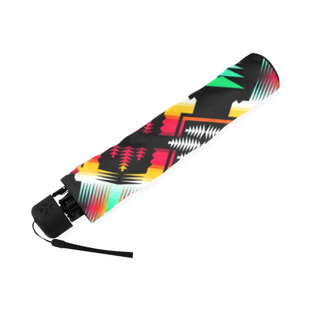 Sage Fire and Sky Foldable Umbrella Foldable Umbrella e-joyer