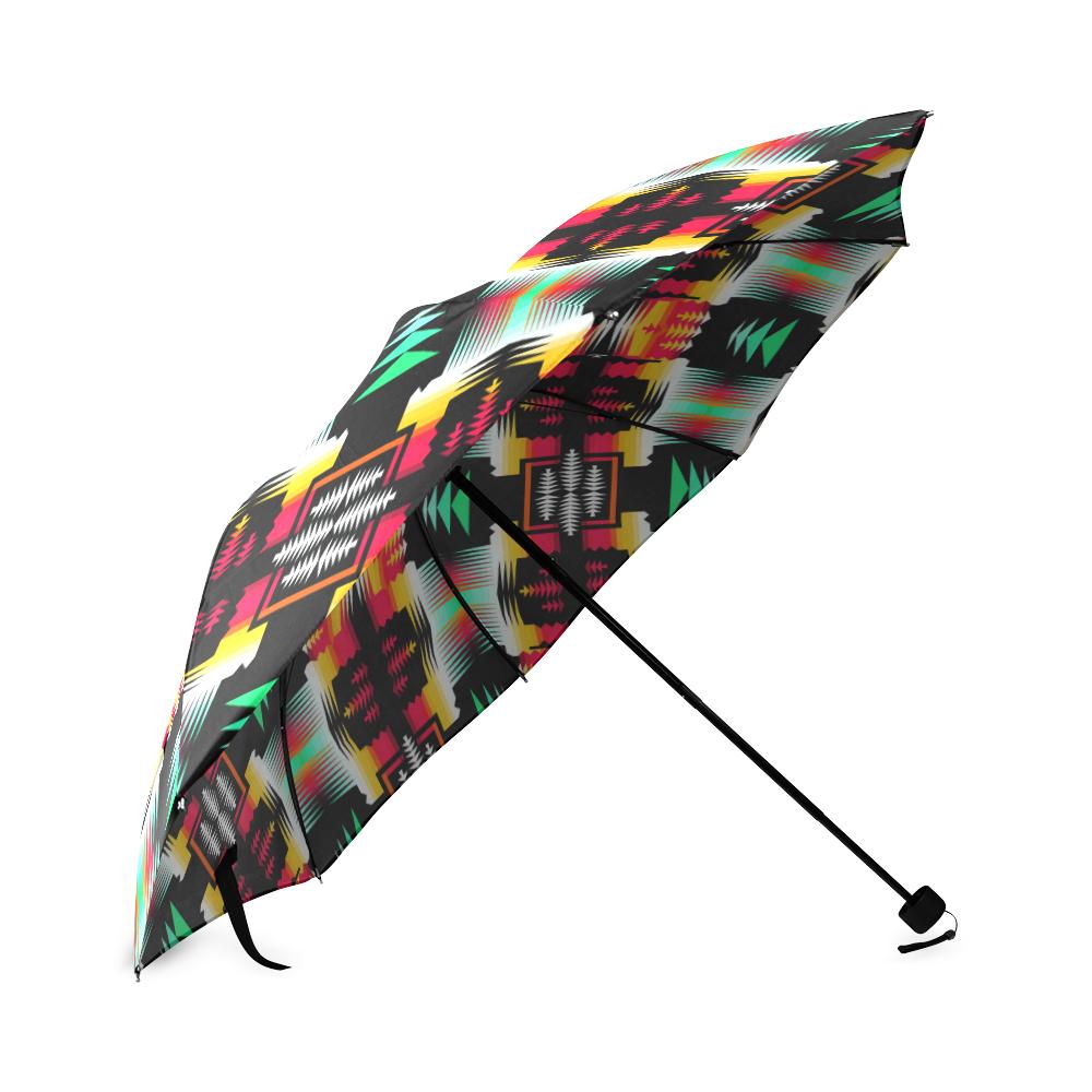 Sage Fire and Sky Foldable Umbrella Foldable Umbrella e-joyer