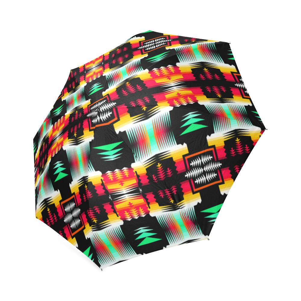 Sage Fire and Sky Foldable Umbrella Foldable Umbrella e-joyer