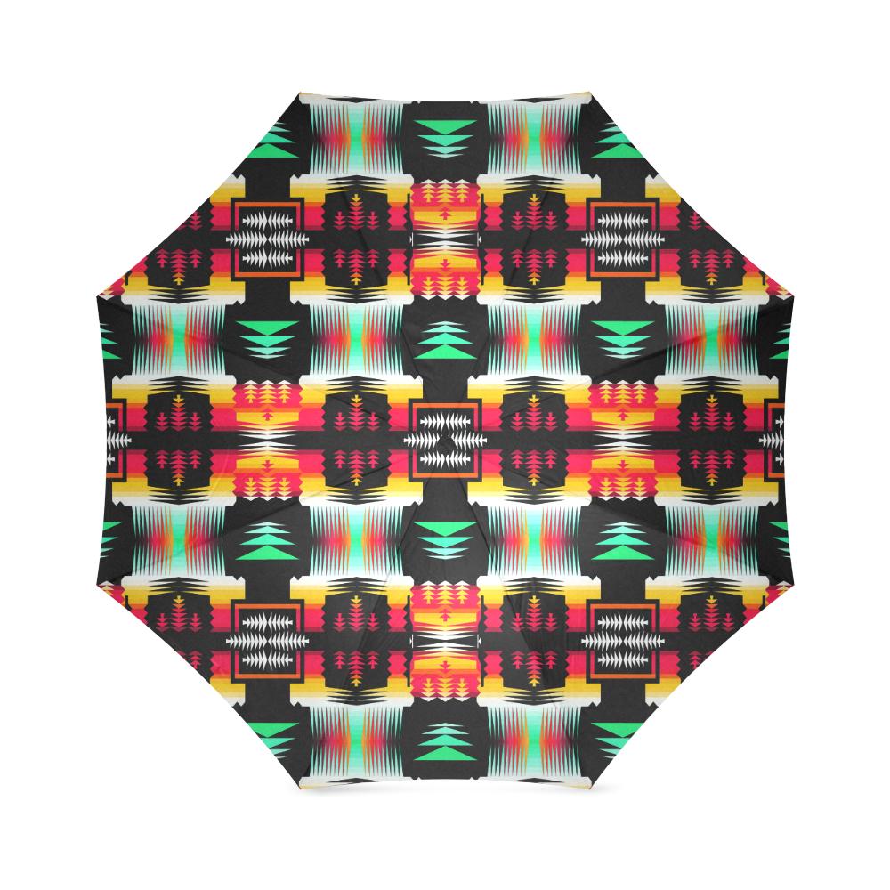 Sage Fire and Sky Foldable Umbrella Foldable Umbrella e-joyer