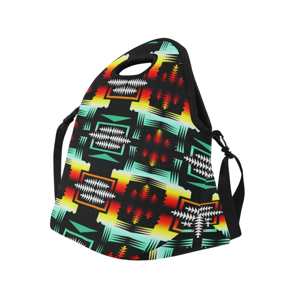 Sage Fire and Sky II Large Insulated Neoprene Lunch Bag That Replaces Your Purse (Model 1669) Neoprene Lunch Bag/Large (1669) e-joyer